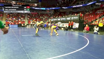 1A-157 lbs Cons. Round 4 - Will Aitchison, Regina, Iowa City vs Hayden Helgeson, Lake Mills