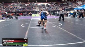 138 lbs Champ. Round 3 - Jake Mescher, Bishop Kelly vs Hunter Gamble, Orofino