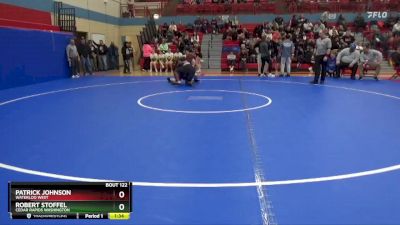 285 lbs Cons. Round 1 - Patrick Johnson, Waterloo West vs Robert Stoffel, Cedar Rapids Washington