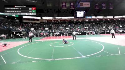 75 lbs Champ. Round 1 - Legend Portillo, GWRA vs Jameson Blakey, CRW3