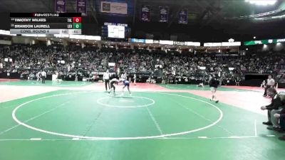 130 lbs Cons. Round 4 - Timothy Wilkes, TAL2 vs Brandon Laurell, LEO1