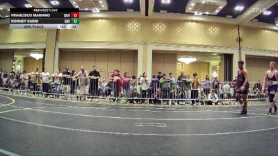 2nd Place - Francisco Mariano, South Kona WC vs Rodney Sabin, Uintah