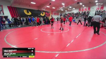 140 lbs Cons. Round 4 - Belem Zelaya, Valley View vs Lilly Bartlett, Corona Senior