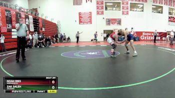 157 lbs Cons. Round 1 - Noah Ries, Wadsworth vs Zak Saleh, Jackson