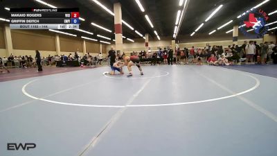 144 lbs Round Of 16 - Makaio Rogers, Vici Wrestling Club vs Griffin Deitch, Empire Elite Wrestling