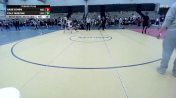 147-H lbs 5th Place - Gabe Cohen, Garden City vs Cole Trzeciak, La Salle College HS
