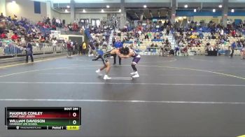 132 lbs Cons. Round 4 - William Davidson, Covenant Life School vs Maximus Conley, Mount Saint Joseph