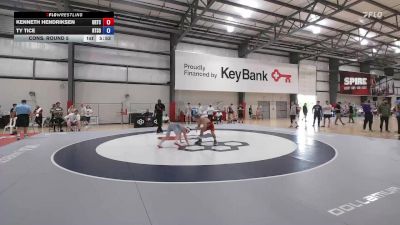 57 kg Cons. Round 5 - Kenneth Hendriksen, Oklahoma Regional Training Center vs Ty Tice, RTC South