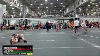 132 lbs Semis (4 Team) - Desias Rodrigze, TNWC White vs Liam Dwyer, Empire
