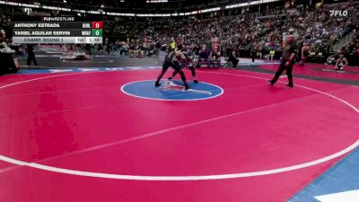 215-2A Champ. Round 1 - Anthony Estrada, Burlington vs Yariel Aguilar Servin, Wray