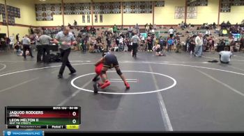 84-88 lbs Round 1 - Jaquod Rodgers, Smyrna vs Leon Melton Ii, Beat The Streets