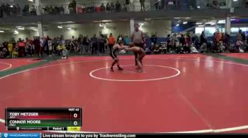 75 lbs Quarterfinal - Toby Metzger, AVL1 vs Connor Moore, PBG1