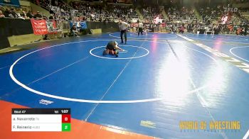 90 lbs Round Of 16 - Abraham Navarrete, Team Nazar vs Fynn Reinerio, Hugoton Wrestling Club