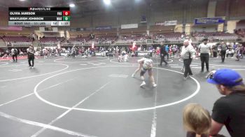 101 lbs Rr Rnd 4 - Olivia Jamison, Pikes Peak Warriors vs Brayleigh Johnson, Maize WC