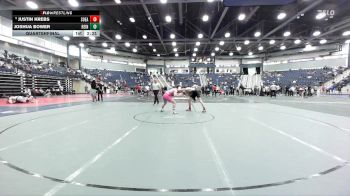 157 lbs Quarterfinal - Justin Krebs, Southeastern vs Joshua Bower, Hastings