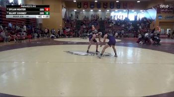 141 lbs Cons. Semi - Elliot Cooney, Cornell College vs Dylan Heater, Cornell College