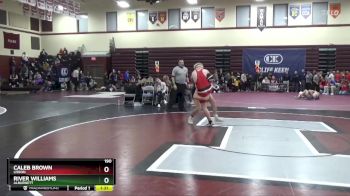 190 lbs Round 2 - River Williams, Alburnett vs Caleb Brown, Lisbon