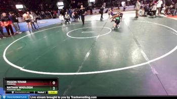 165 lbs Quarterfinal - Nathan Wadleigh, Mountain View vs Mason Tovar, Chiawana