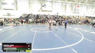 170 lbs Champ. Round 1 - Maddox Hudson, Gowanda Wrestling Club vs Ezekiel Padd, Club Not Listed