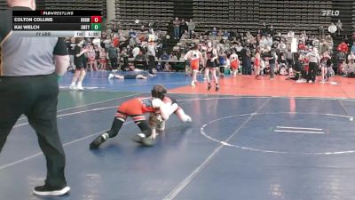 77 lbs Rr Rnd 1 - Colton Collins, Kingsway - ESC vs Kai Welch, Smitty's Barn Black - ESC