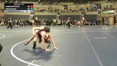 127 Championship Bracket Champ. Round 3 - Damir Safronov, Simley vs Declan Dahl, Anoka