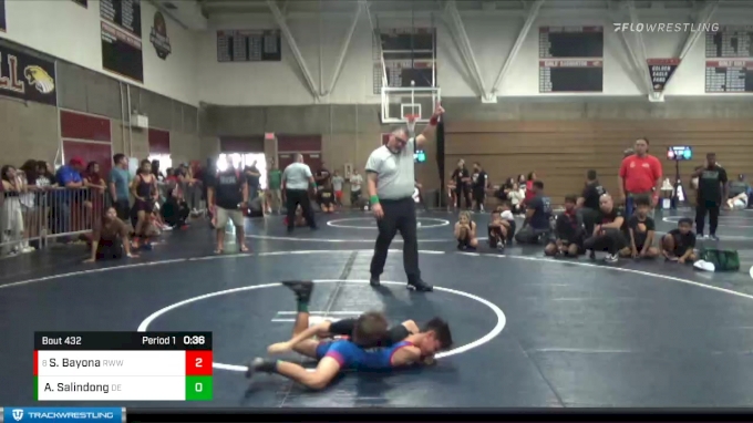 70 lbs 1st Place Match - Slate Bayona, Red Wave Wrestling vs Aiden ...