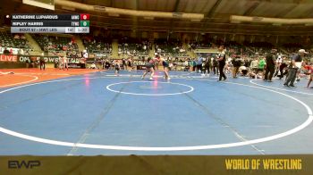 2nd Place - Katherine Lupardus, ALL AMERICAN WRESTLING CLUB vs Ripley Harris, Team Tulsa Wrestling Club