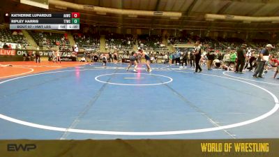 2nd Place - Katherine Lupardus, ALL AMERICAN WRESTLING CLUB vs Ripley Harris, Team Tulsa Wrestling Club