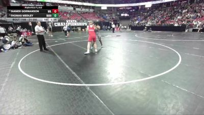 D1-285 lbs Quarterfinal - Tanner Gormanson, Wisconsin Rapids Lincoln vs Thomas Medley, West Allis Nathan Hale