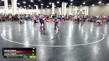 144 lbs Quarterfinals (8 Team) - Jaylin Danko, Austintown Fitch Falcons vs Zayed Chishti, Florida Elite Wrestling Academy