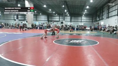 100 lbs Champ. Round 2 - Rocco Esposito, Raleigh Area Wolfpack vs Maximilian Truong, NOVA WC
