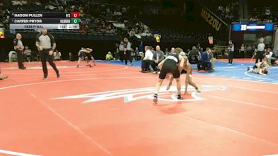 113 Class 3 lbs Semifinal - Carter Pryor, Hillsboro vs Mason Pullen, Ft. Zumwalt South