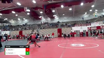 119-126 lbs Round 1 - Cheyenne Farrell, Attica vs Sydney DeLois, New Palestine