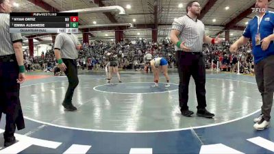 115 lbs Quarterfinal - Emma Albanese, SLAM! Nevada vs Nyah Ortiz, Reed