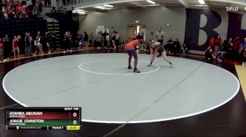 130 lbs. Cons. Round 4 - Jorgie Johnston, Winnetonka vs Ayamba Abunaw, North Point