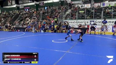 56 lbs Semifinal - Owen Sorensen, MN vs Brody Czarnecki, IL