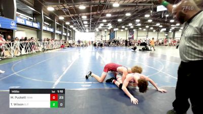 145 lbs Rr Rnd 1 - Malachi Puckett, Tennessee Wrestling Academy vs Tanner Wilson, Elite NJ HSB Black