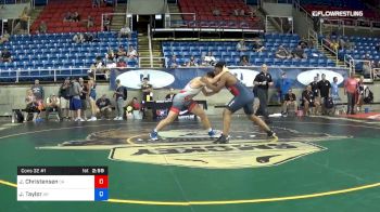 220 lbs Cons 32 #1 - Jacob Christensen, California vs Jermain Taylor, Arkansas