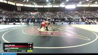 5A 160 lbs Quarterfinal - John Rudebaugh, Post Falls vs Cole Nelson, Madison