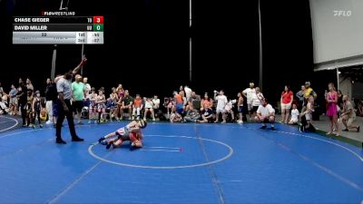 52 lbs Round 2 (4 Team) - David Miller, Upstate Uprising vs Chase Gieger, The Outsiders