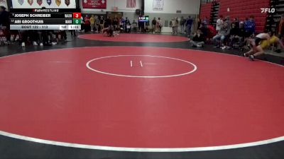 113 lbs Round 2 - Joseph Schreiber, Washington vs Ari Groothuis, Marion