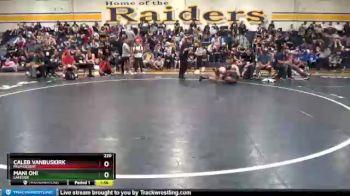 220 lbs Champ. Round 1 - Mani Ohi, Lakeside vs Caleb Vanbuskirk, Palm Desert