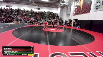 130 lbs Champ. Round 1 - Azzariya Truitt, Central-GJ vs Evy Vera, Regis Jesuit