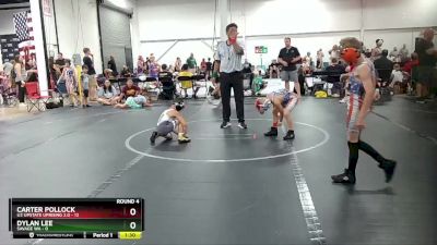 56 lbs Round 4 (6 Team) - Carter Pollock, U2 Upstate Uprising 2.0 vs Dylan Lee, Savage WA