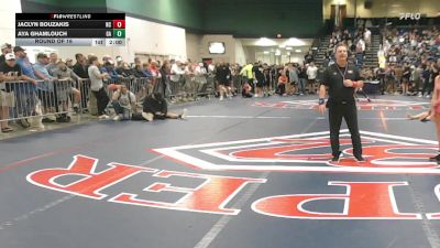 100 lbs Round Of 16 - Jaclyn Bouzakis, NC vs Aya Ghamlouch, GA