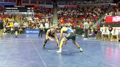 2A-157 lbs Cons. Round 3 - Owen Klocke, Carroll vs Miken Wheeler, Anamosa