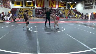 155 lbs Quarterfinal - Valeria Lugo, Santa Ana vs Sophia Galindez, Orange Vista High School Wrest