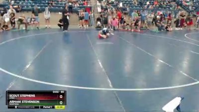 80 lbs Cons. Semi - Scout Stephens, Utah vs Armani Stevenson, Montana