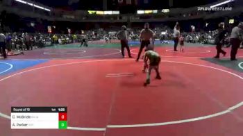 65 lbs Round Of 16 - Cru McBride, NM WolfPack vs Austin Parker, Atc