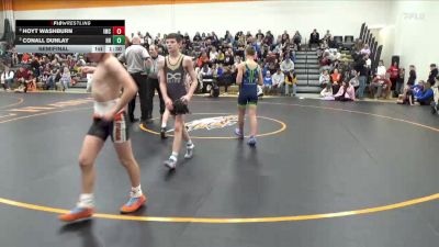 95 lbs Semifinal - Hoyt Washburn, Indee Mat Club vs Conall Dunlay, Hammerin Hawks